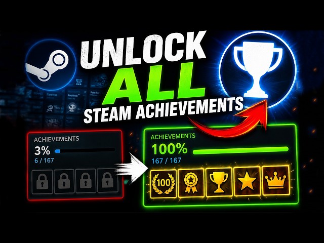 How To Unlock ALL Steam ACHIEVEMENTS 2026 (Any Game)
