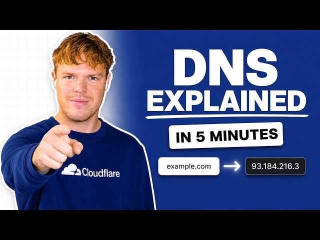 DNS Explained in 5 Minutes (for beginners)