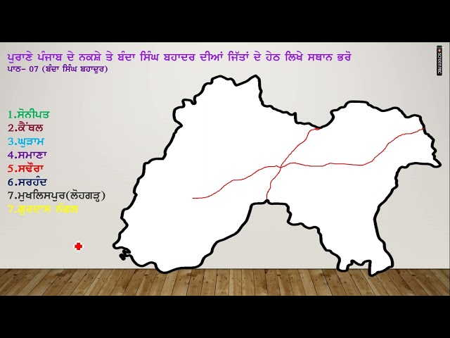 Banda Singh Bahadur map video