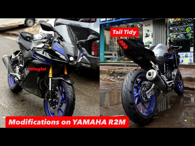 Modifications of YAMAHA R2M Tail Tidy & Winglet 🔥