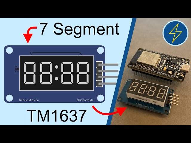 7 SEGMENT DISPLAY (TM1637) + ESP32 Tutorial