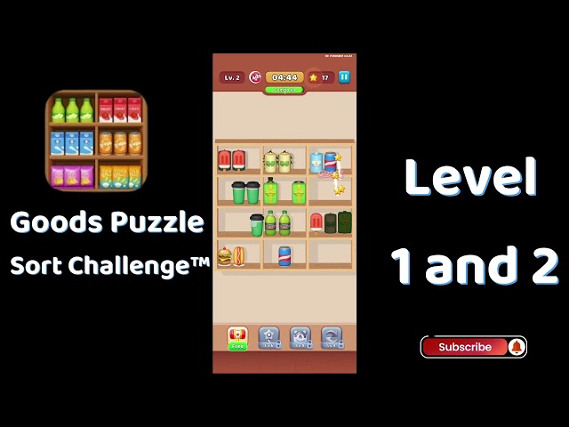Goods Puzzle Sort Challenge Level 1 Walkthrough 📦 | Sorting Puzzle Game | Tips & Tricks | Go Answer