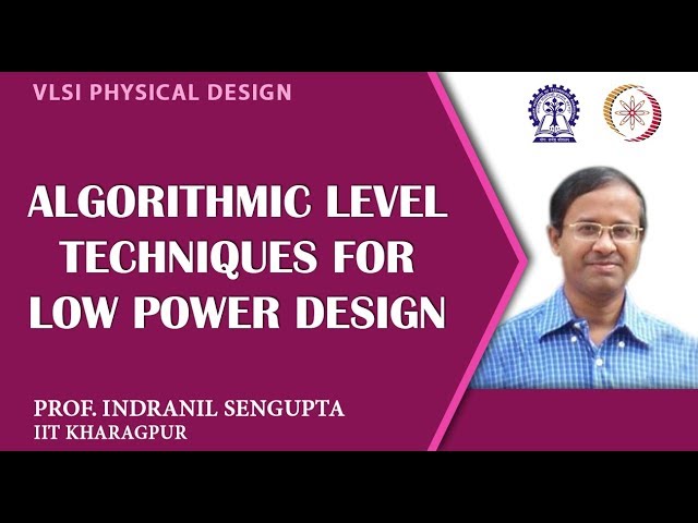 Algorithmic Level Techniques for Low Power Design