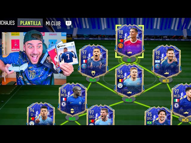 FUT DRAFT ENTERO de TOTY en TODOS LOS FIFA !!! (Desde FIFA 16 al FIFA 22)