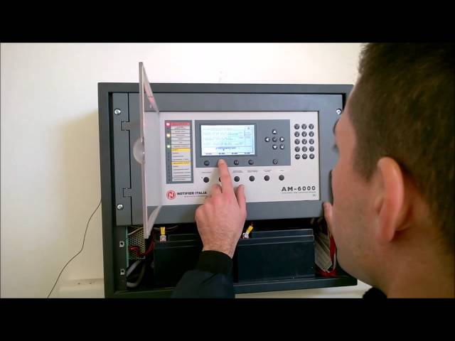 RESET NOTIFIER AM 6000 ALLARME INCENDIO