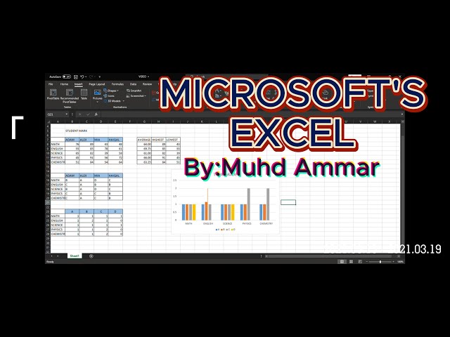 Excel Tutorial (student grade, total grade etc)