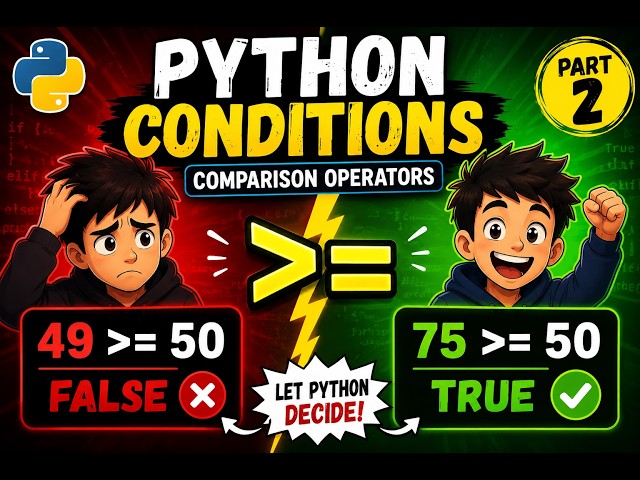 Learn Python If Elif Else in 5 Minutes   Python Conditions for Kids & Beginners (Part 2)