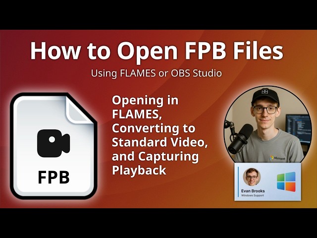 How to Open FPB Files (FLAMES Playback Recorder Data)
