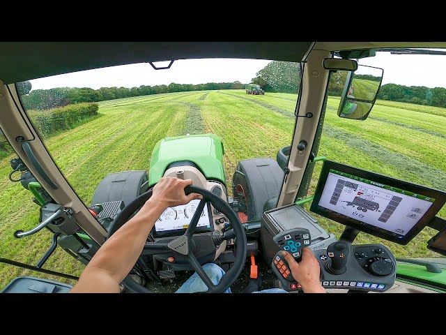 Cab View | *NEW* Fendt 728 Vario | Grass Silage