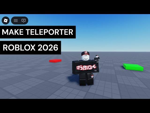 How to make a Roblox teleporter tutorial! #roblox #robloxstudio #robloxtutorial #robloxtutorials
