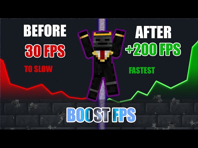 HOW TO BOOST FPS ON MINECRAFT?(FORGE / OPTIFINE / FABRIC)