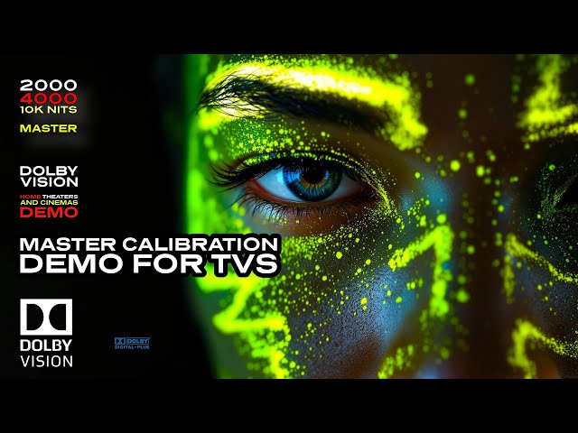 DOLBY VISION 60fps "Master Calibration DEMO for TVs" 2K - 4K - 10K Nits MASTER SERIES (Download)