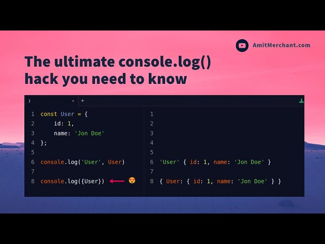The ultimate console.log() hack you need to know