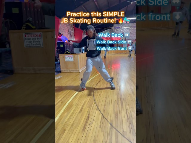 SIMPLE JB skating routine Tutorial! 🔥🛼 #rollerskating #jbskating #jbskate #lookatlono