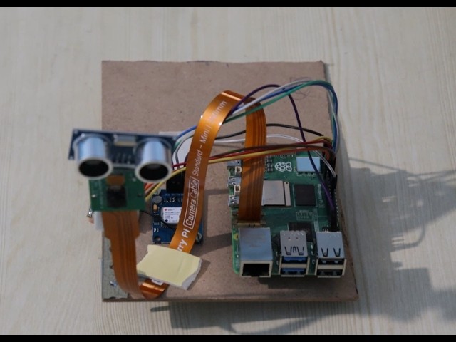 AI-Powered Smart Blind Stick with Object Detection, GPS & Voice Support