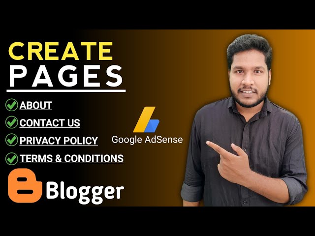 How To Create About Us, Contact Us, Privacy Policy , Term and Condition Page For Blogger | Free