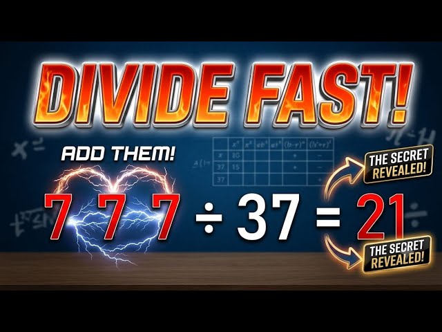  Fast Divide Easy Math tricks 