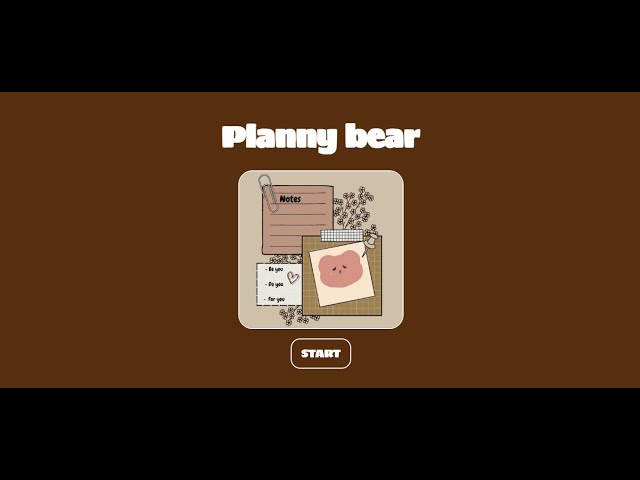 🧸 To-Do List Web App Made with HTML/CSS/JS 💗🐻| Planny Bear Aesthetic Demo