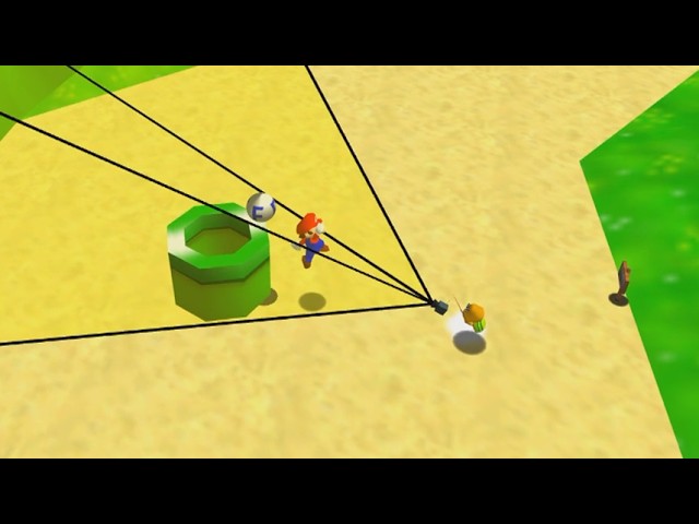 SM64 1 Key TAS But You Can See Lakitu Filming It