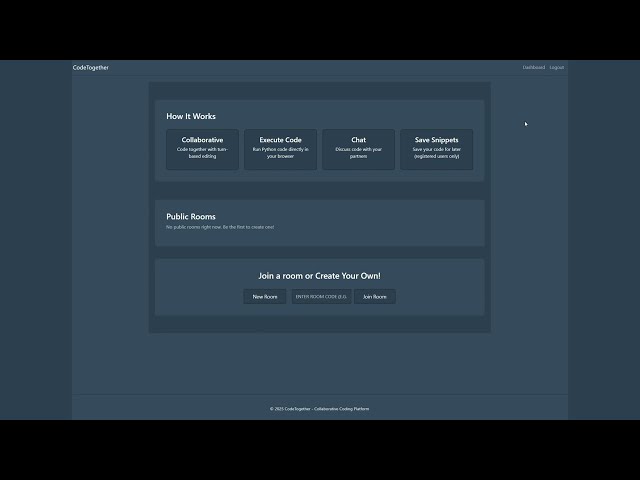 CS50 Final Project: CodeTogether
