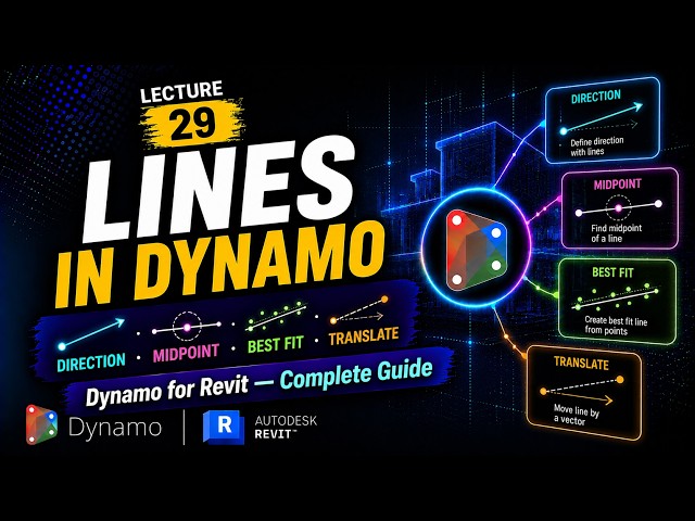 Dynamo Line Nodes: Direction, Normalize, Translate & More