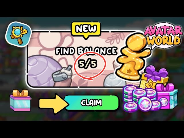 NEW UPDATE! ✅ ALL NEW SECRETS ( FIND BALANCE 5/5 ) OF PILATES IN AVATAR WORLD 🌎   