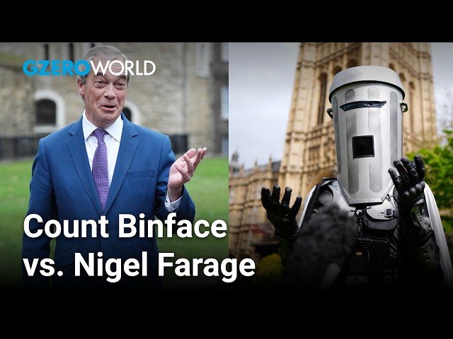 Can Count Binface actually beat Nigel Farage? | GZERO World