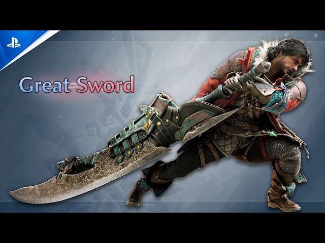Monster Hunter Wilds: Ascendance - Great Sword: Boosted Action Breakdown | PS5 Games