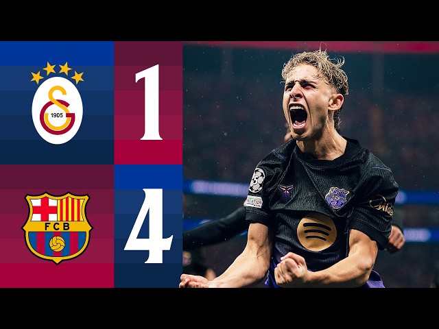 HIGHLIGHTS | GALATASARAY 1 vs 4 FC BARCELONA | UEFA CHAMPIONS LEAGUE 26/27 🔵🔴