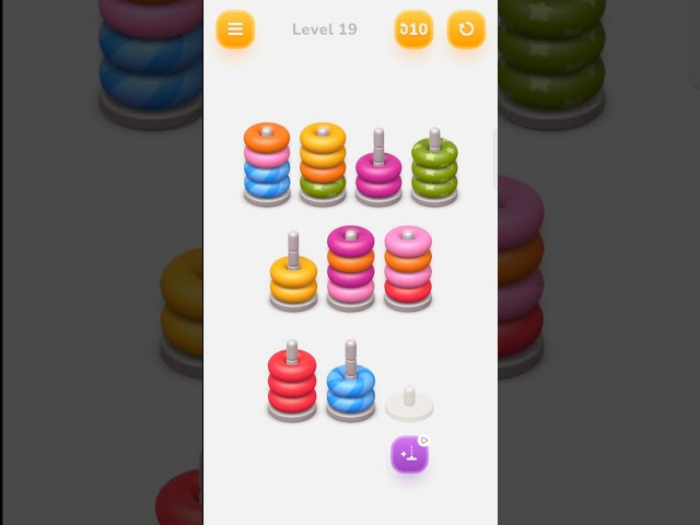 color Sort 3d #shortvideo #shotfeed #colorsortgame #shots #gaming