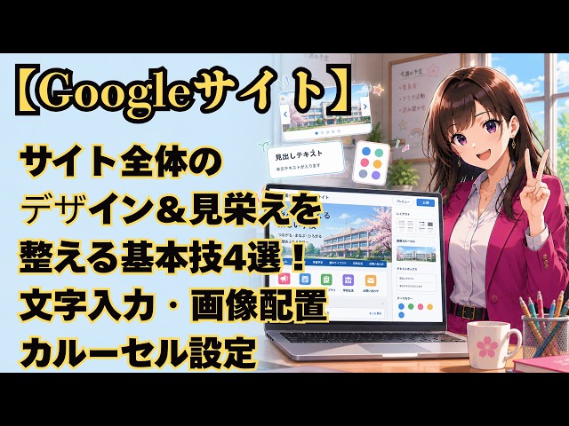 [Google Sites] 4 Essential Techniques to Polish Your Website’s Design and Layout! Text, Images, a...