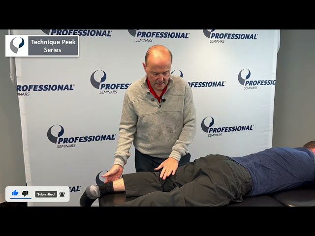 How to Mobilize The Anterior Capsule of the Hip |  Technique Peek Series