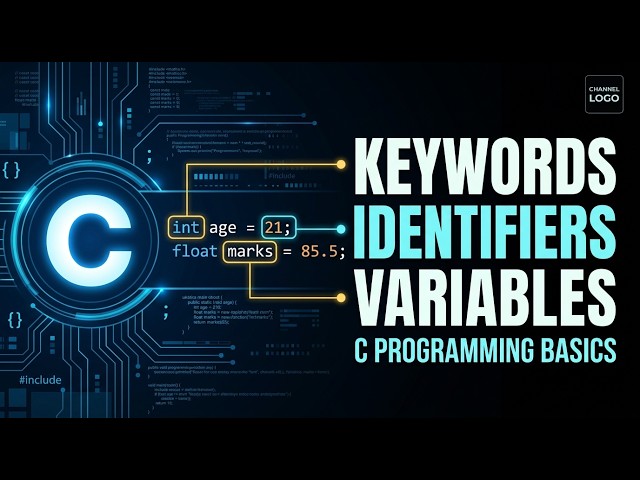 C Programming: Keywords, Identifiers & Variables Rules | C Language Tutorial for Beginners