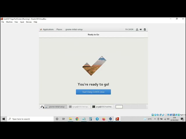 Tutorial Full Screen CentOS 7