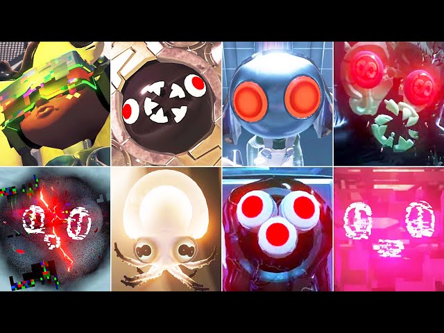 Splatoon 3 Side Order - All Bosses + Ending