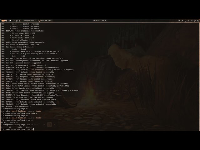 Fiz um jogo da cobrinha utilizando Raylib!