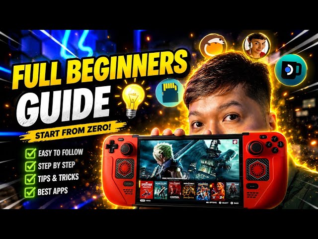 Steamdeck Full Beginners Setup Guide & How to Install Non Steam Games