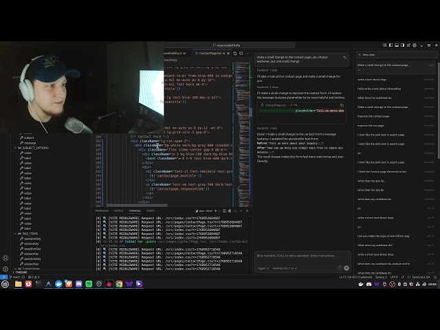 Vibe Coding a VSCODE FORK (Agentic AI)