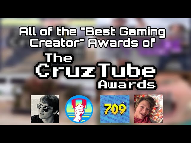 All of the “Best Gaming Creator” Awards of the CruzTube Awards