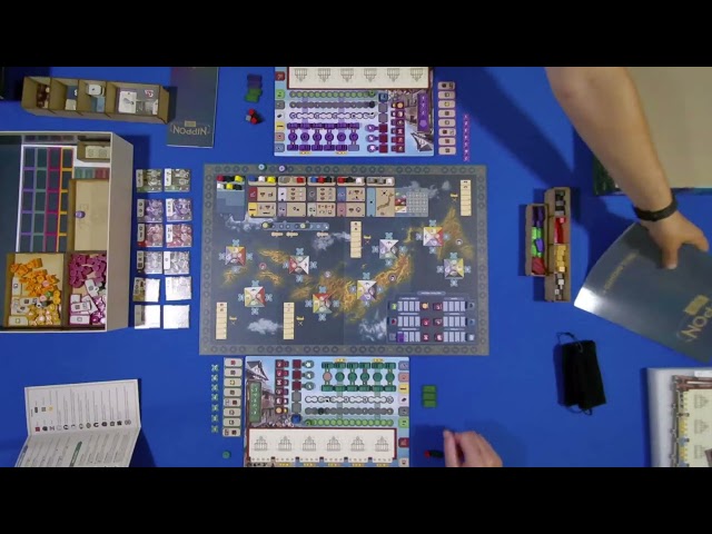 Partida completa a Nippon #juegosdemesa #boardgames