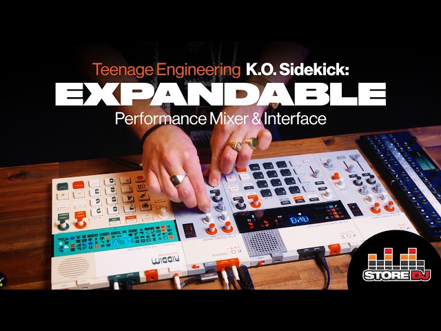 FIRST JAMS ft. TWO Teenage Engineering K.O. Sidekick Mixers Linked Together! 👀