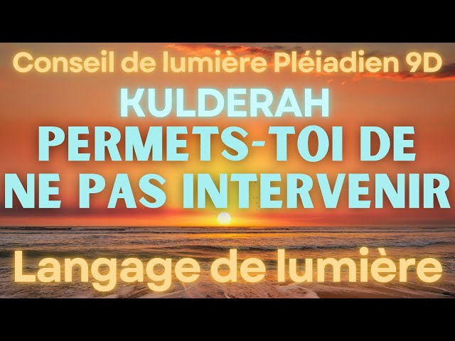 Allow yourself not to intervene I Pleiadian Council of Light 9D l Language of Light