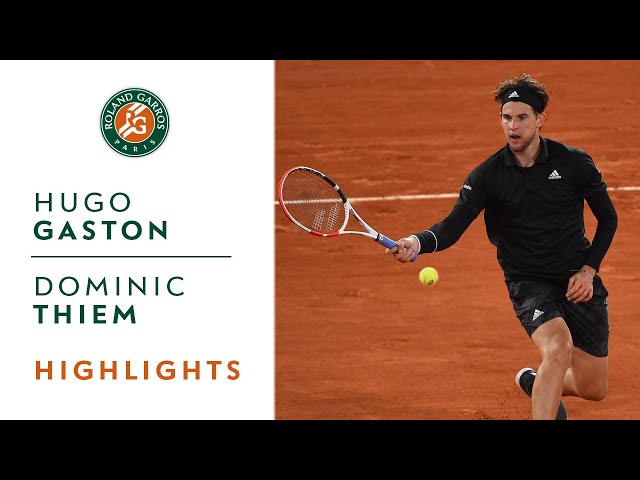 Hugo Gaston vs Dominic Thiem - Round 4 Highlights | Roland-Garros 2020