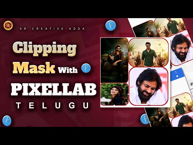 Trending Clipping Mask Effect In Pixellab Telugu | Pixellab tutorial | #srcreativeadda