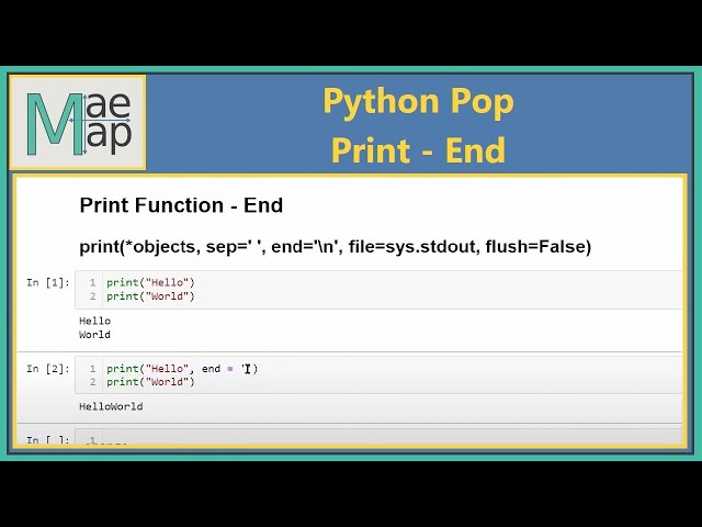 Python Pop: Print- End