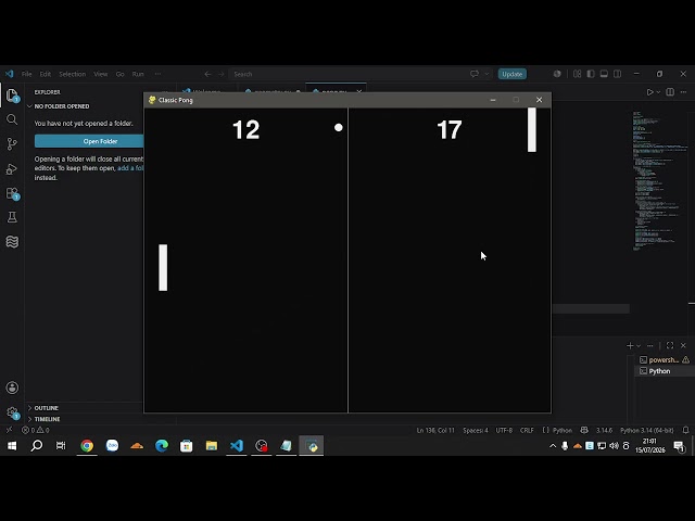 PONG! on Python (made by me)