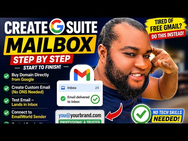 Stop Using Free Gmail!Create a Professional Business Email