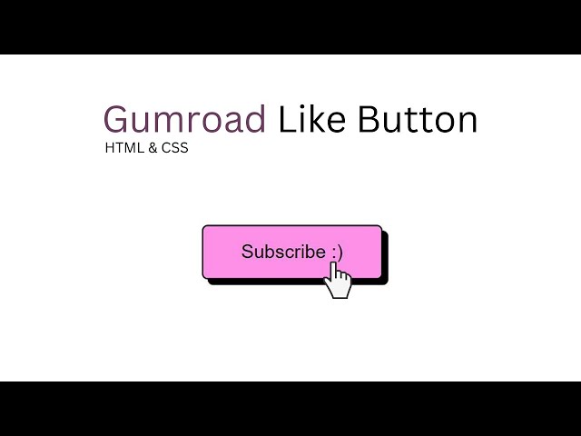 Best UX Button Animation Using CSS | Gumroad Like Button | FrontendDUDE