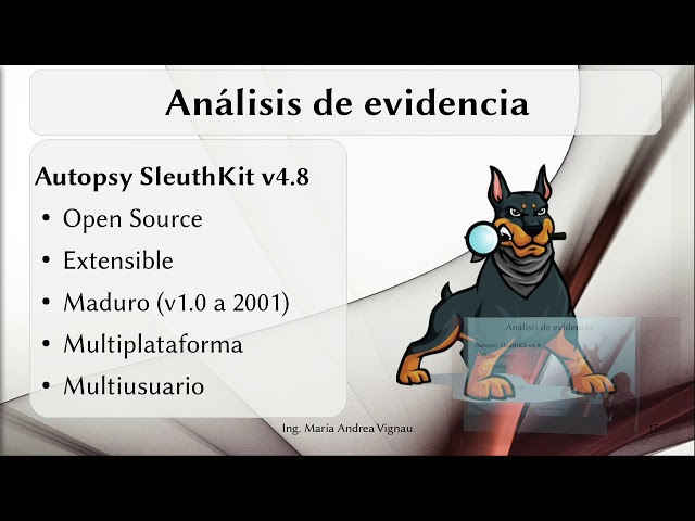 Computer Autopsies: Free Forensic Software, by María Andrea Vignau