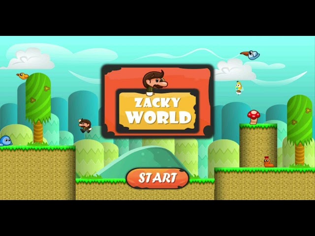 Zacky World (Android) - Title